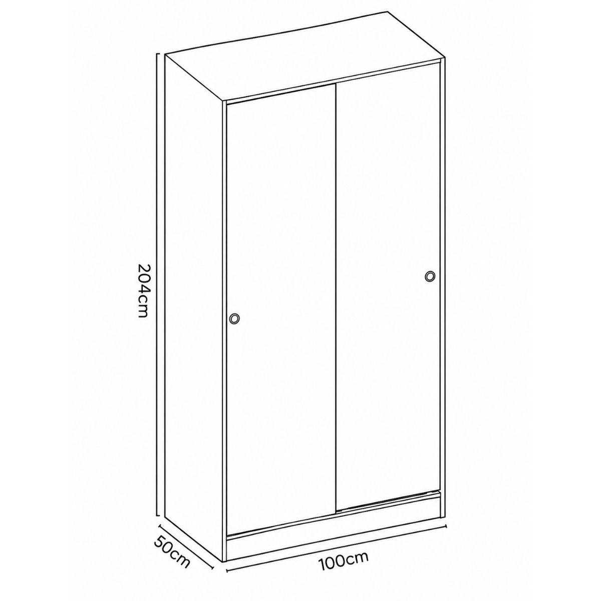 Armario puertas correderas DRAWI