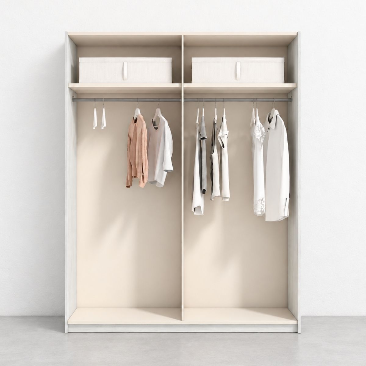 Armario MERY 10 de 2 puertas correderas colgadas y 2 cuerpos