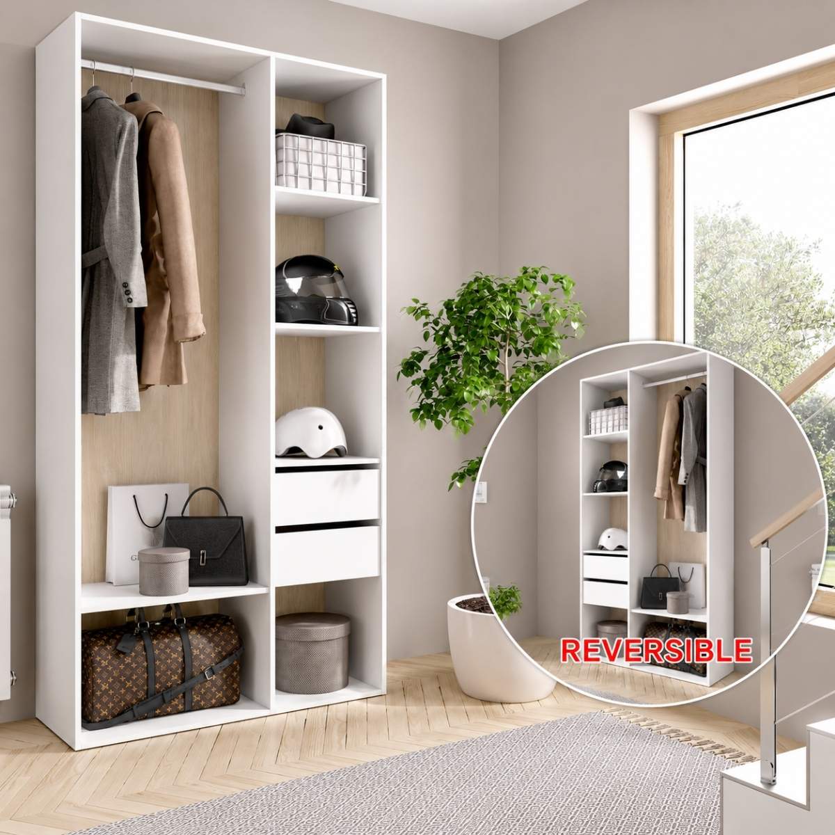 Vestidor reversible CLOT 98