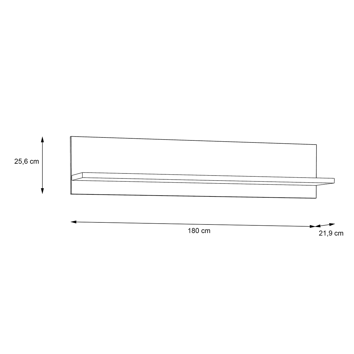 Estante de pared ROMAIN