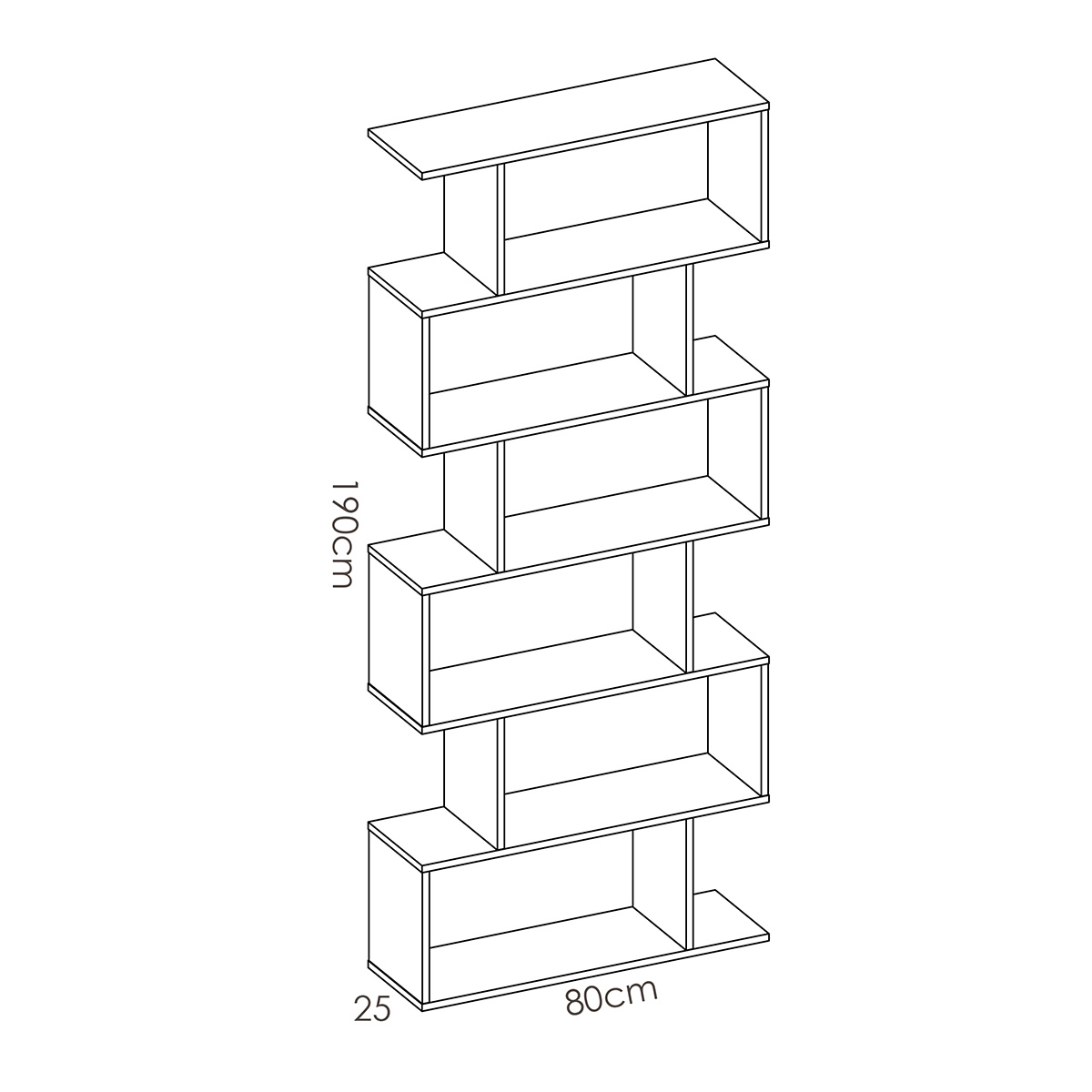 Estantería separador alta SIL