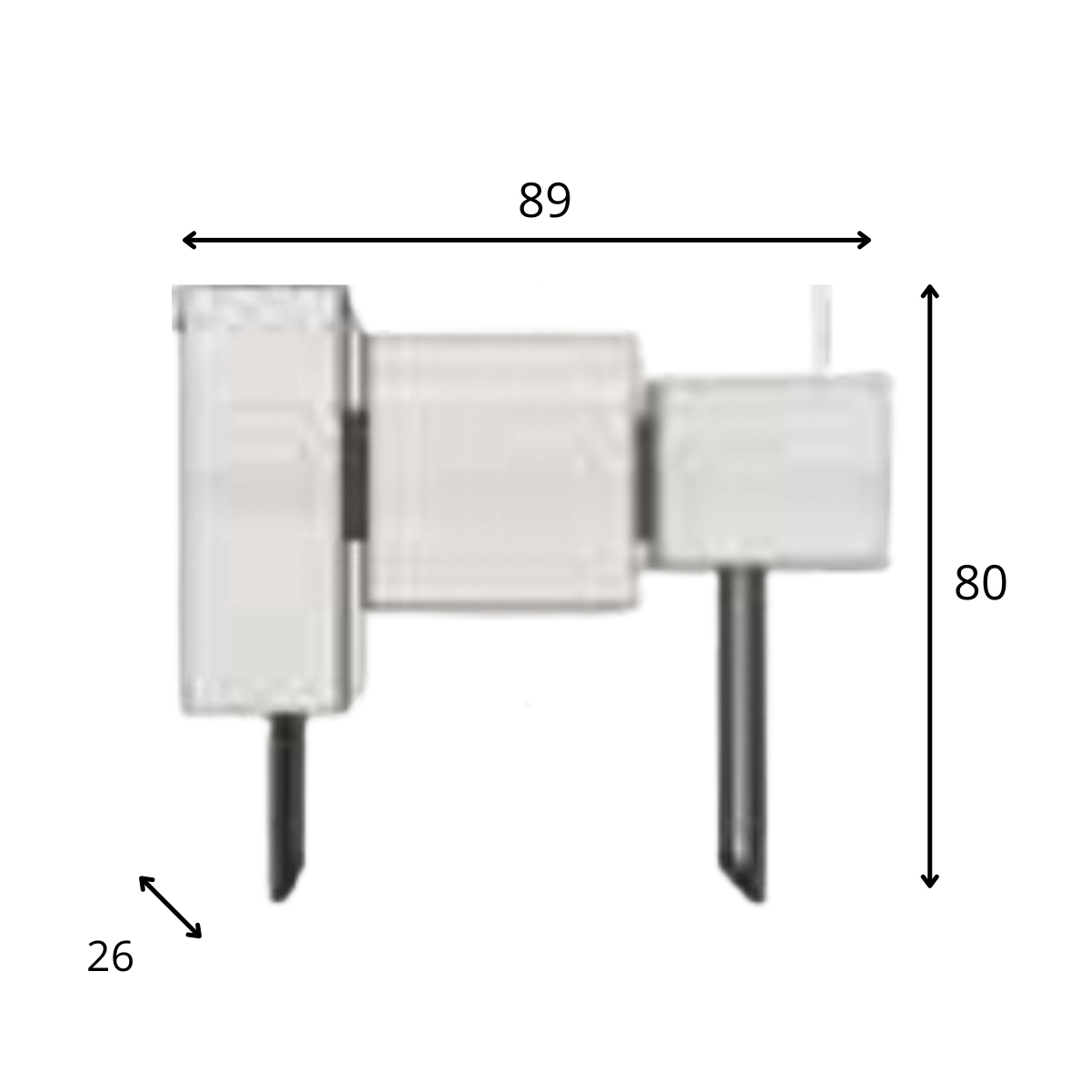 Mueble recibidor blanco ENER