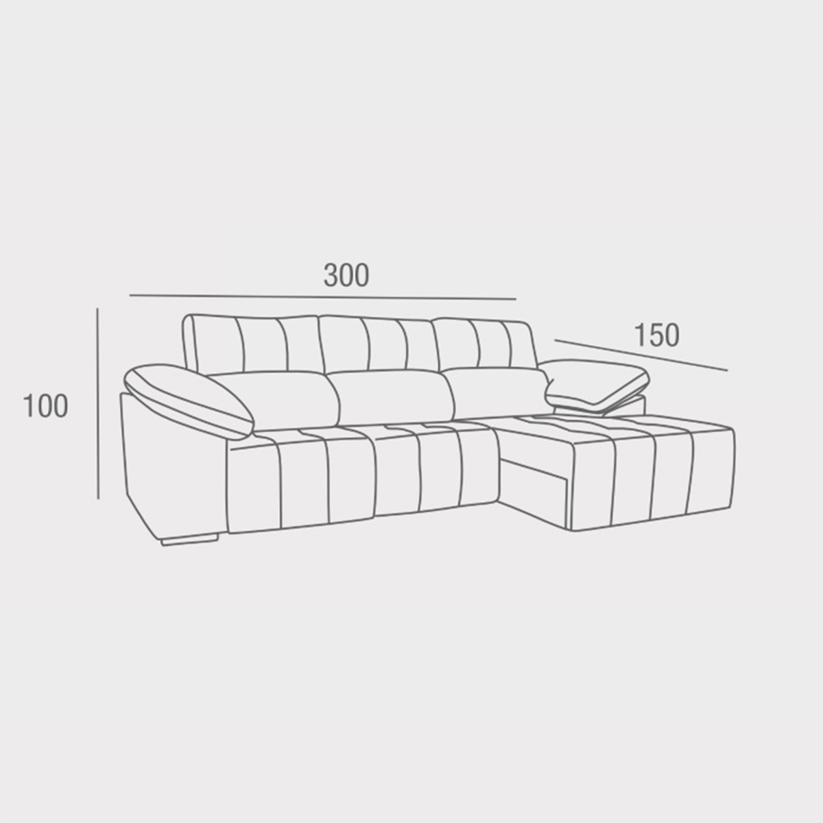 Chaiselongue relax eléctrico BOLTO