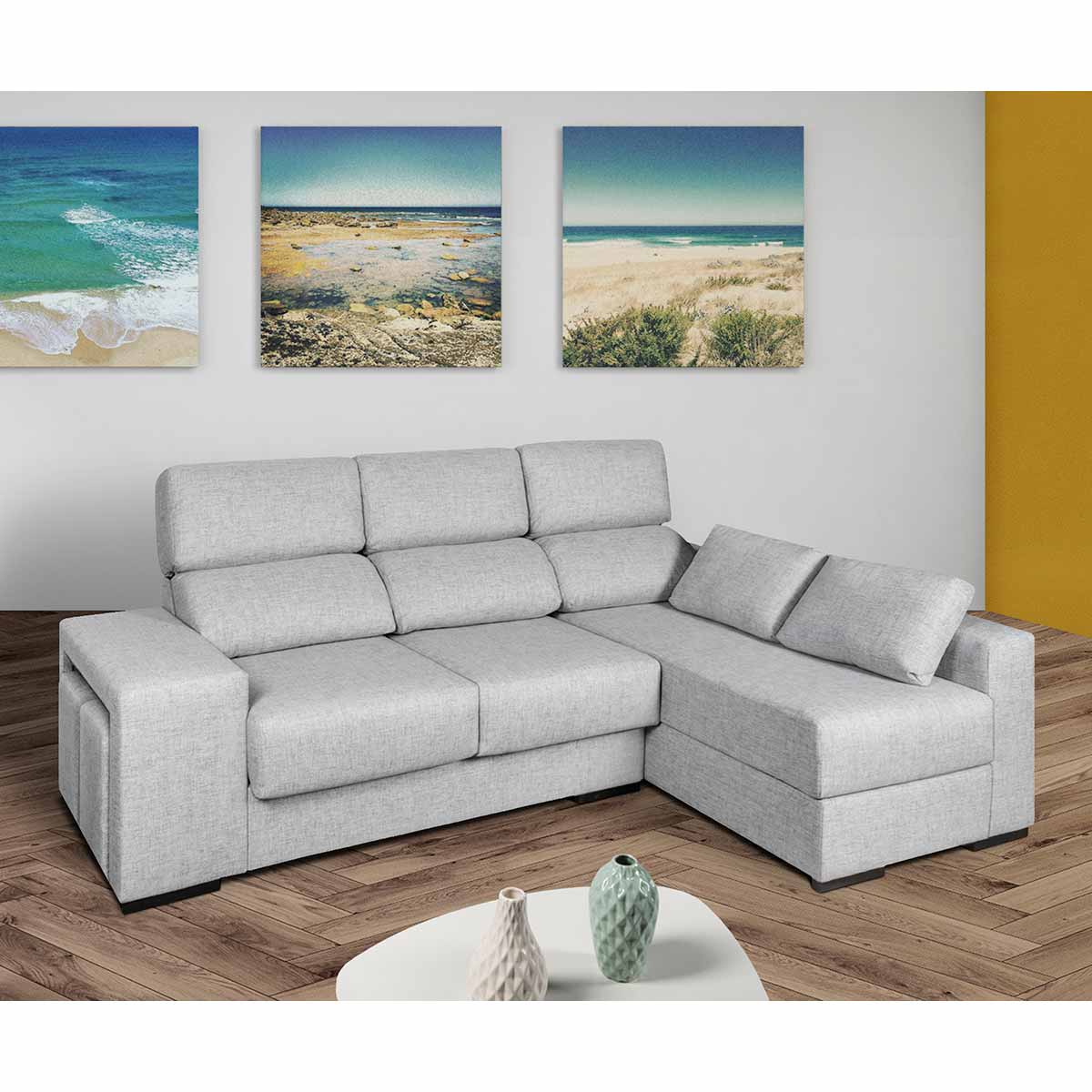 Sofá chaise longue VELA