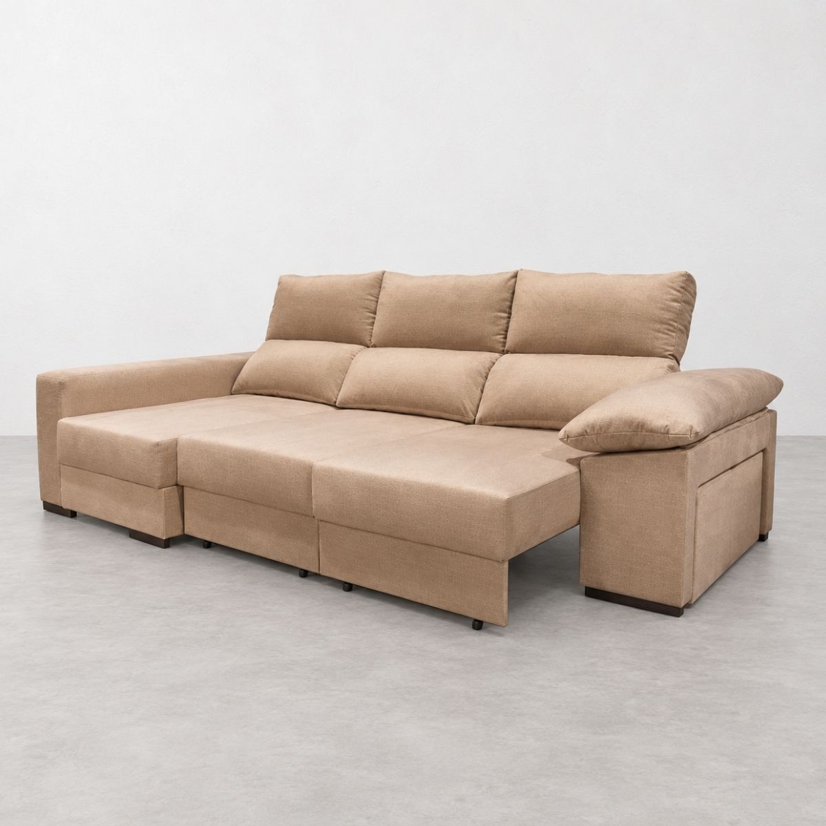 Sofá chaise longue ALBORAN con arcón