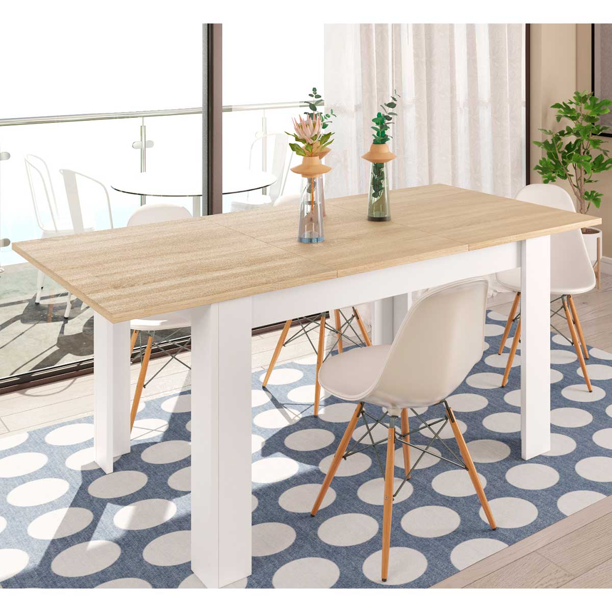 Mesa comedor extensible KAZAN