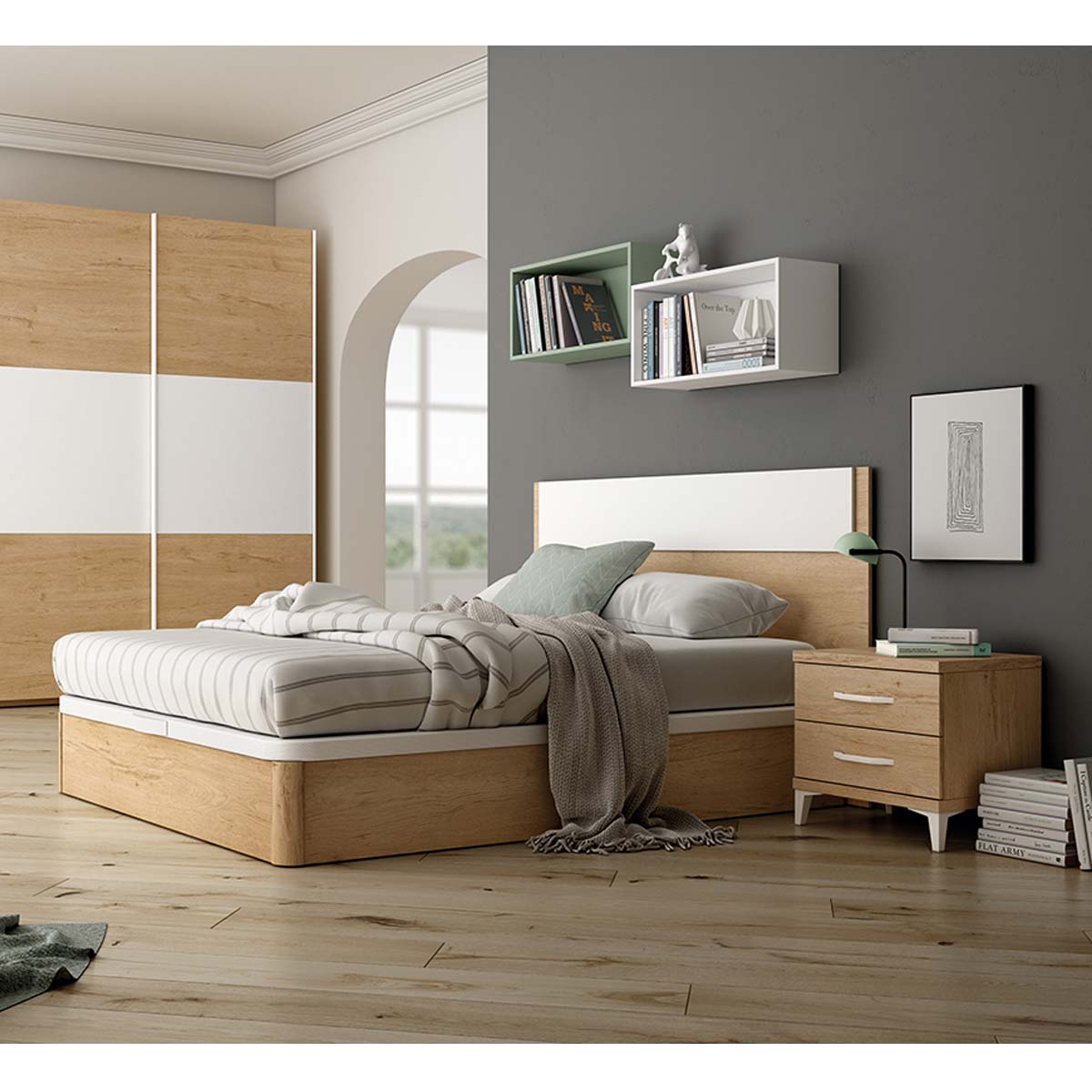 Canape abatible con base tapizada LOBBY