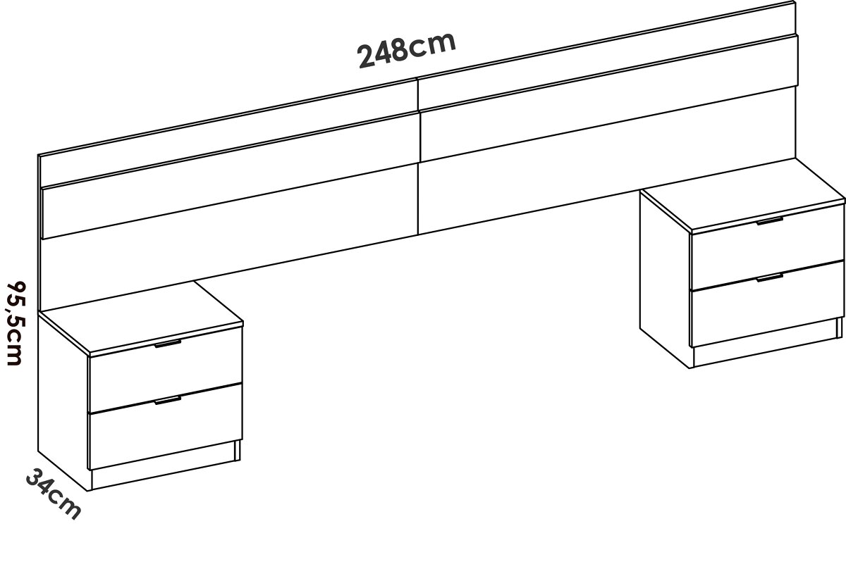 Cabezal y 2 mesitas BORAL