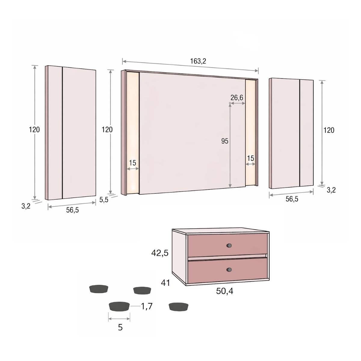 Dormitorio matrimonio MENDOL 05