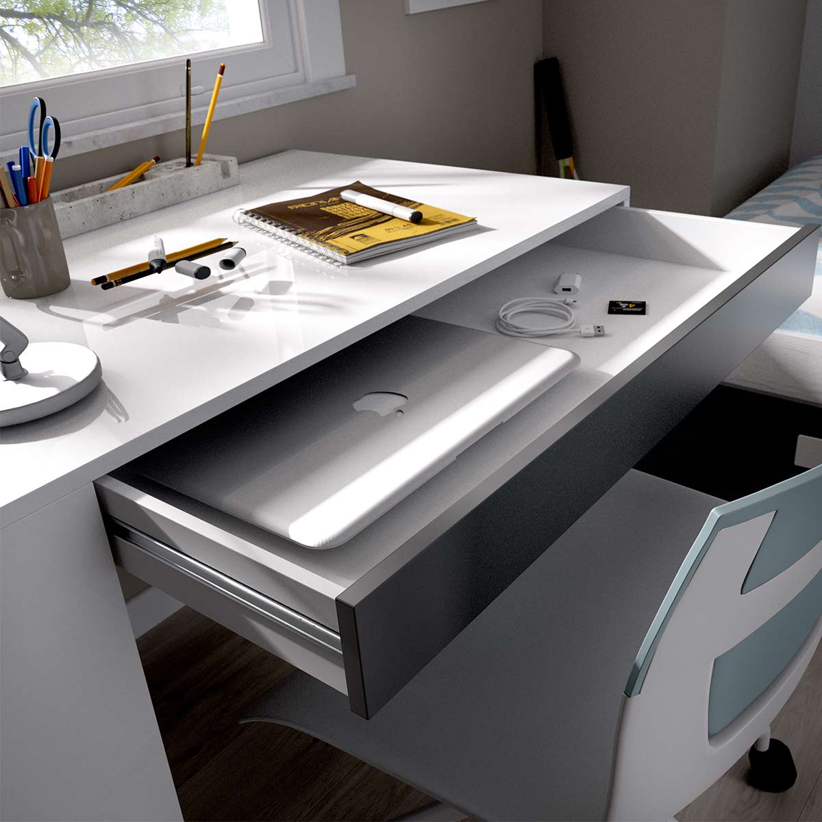 Mesa de estudio o escritorio NEVIS