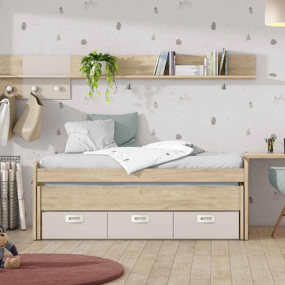 Cama compacto curvo JOVEN 167
