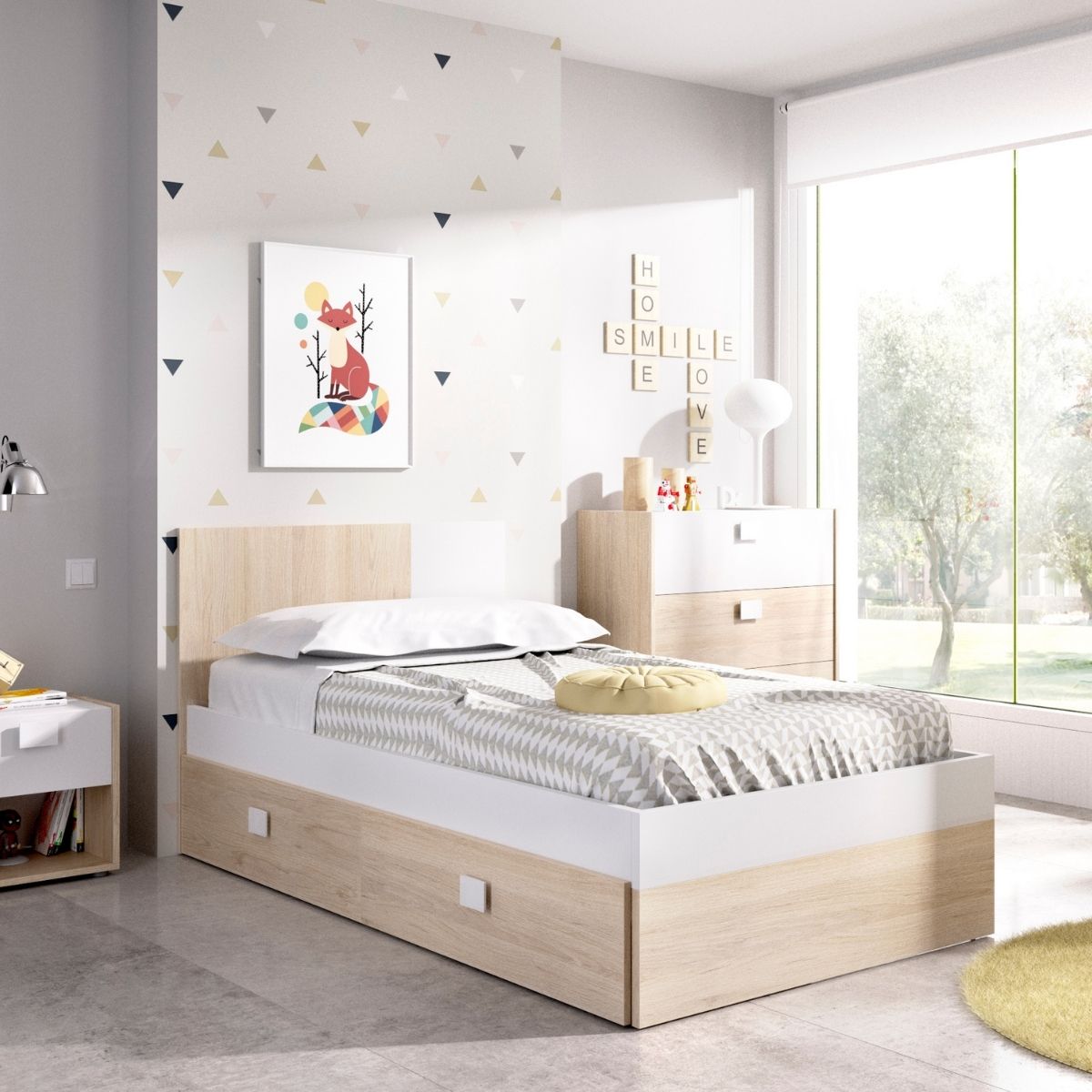 Cama nido 2 cajones MOLI