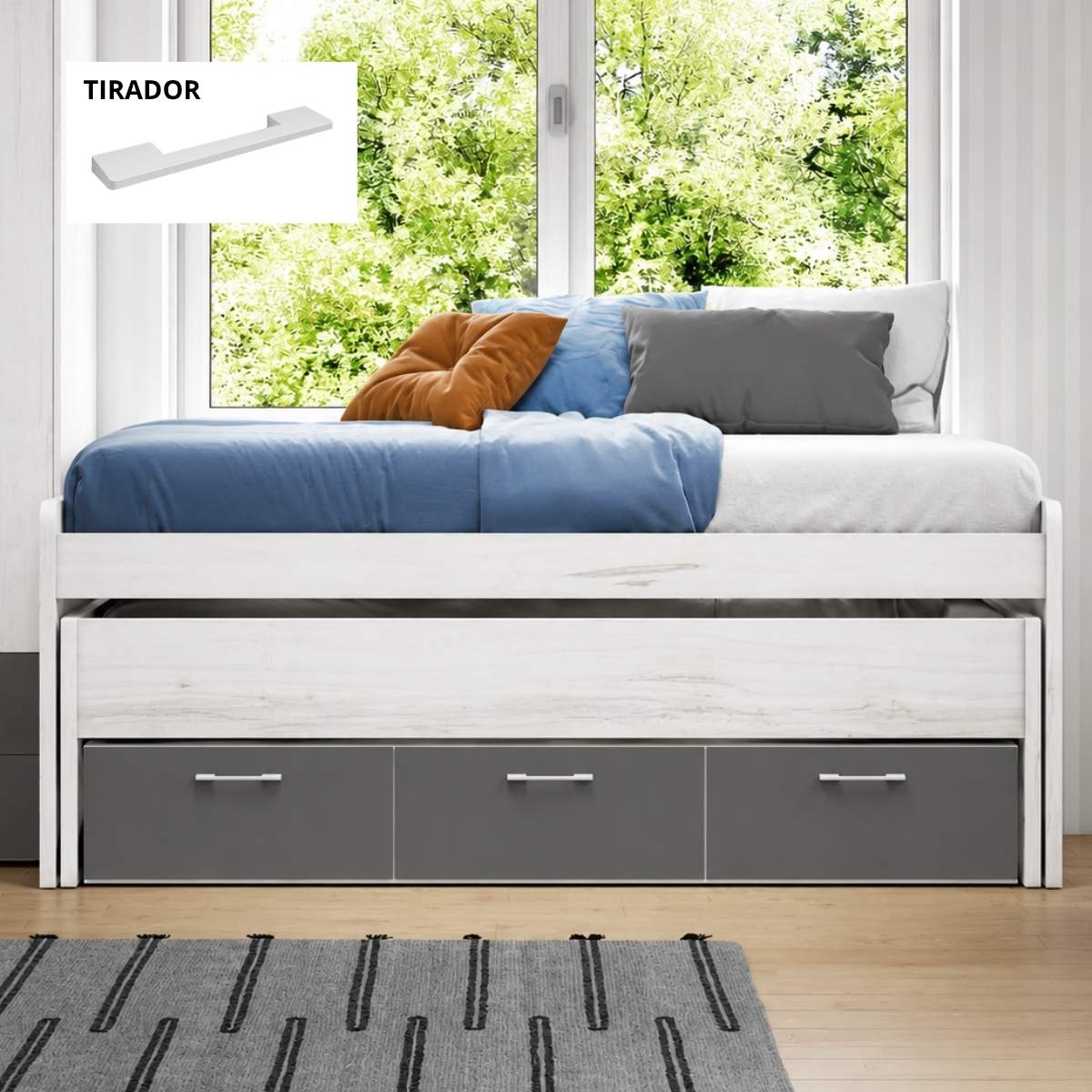 Cama doble juvenil JOVEN 167