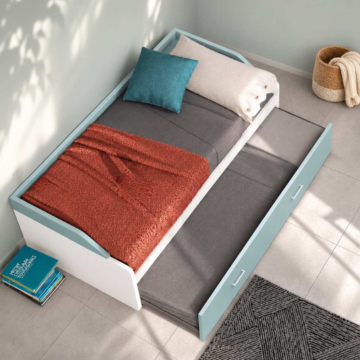 Cama nido juvenil VITA 19 con somier de arrastre