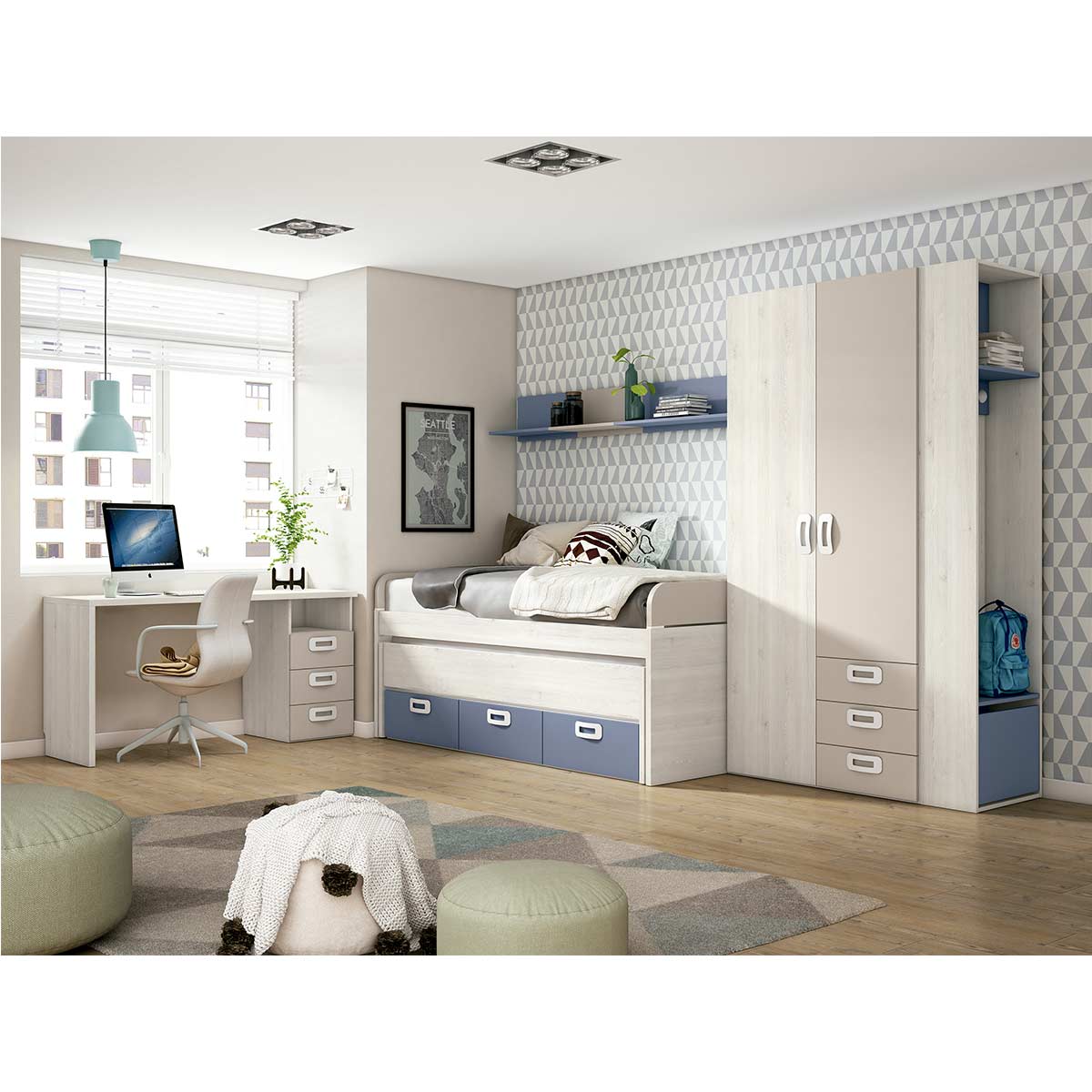 Dormitorio juvenil completo JOVEN 12