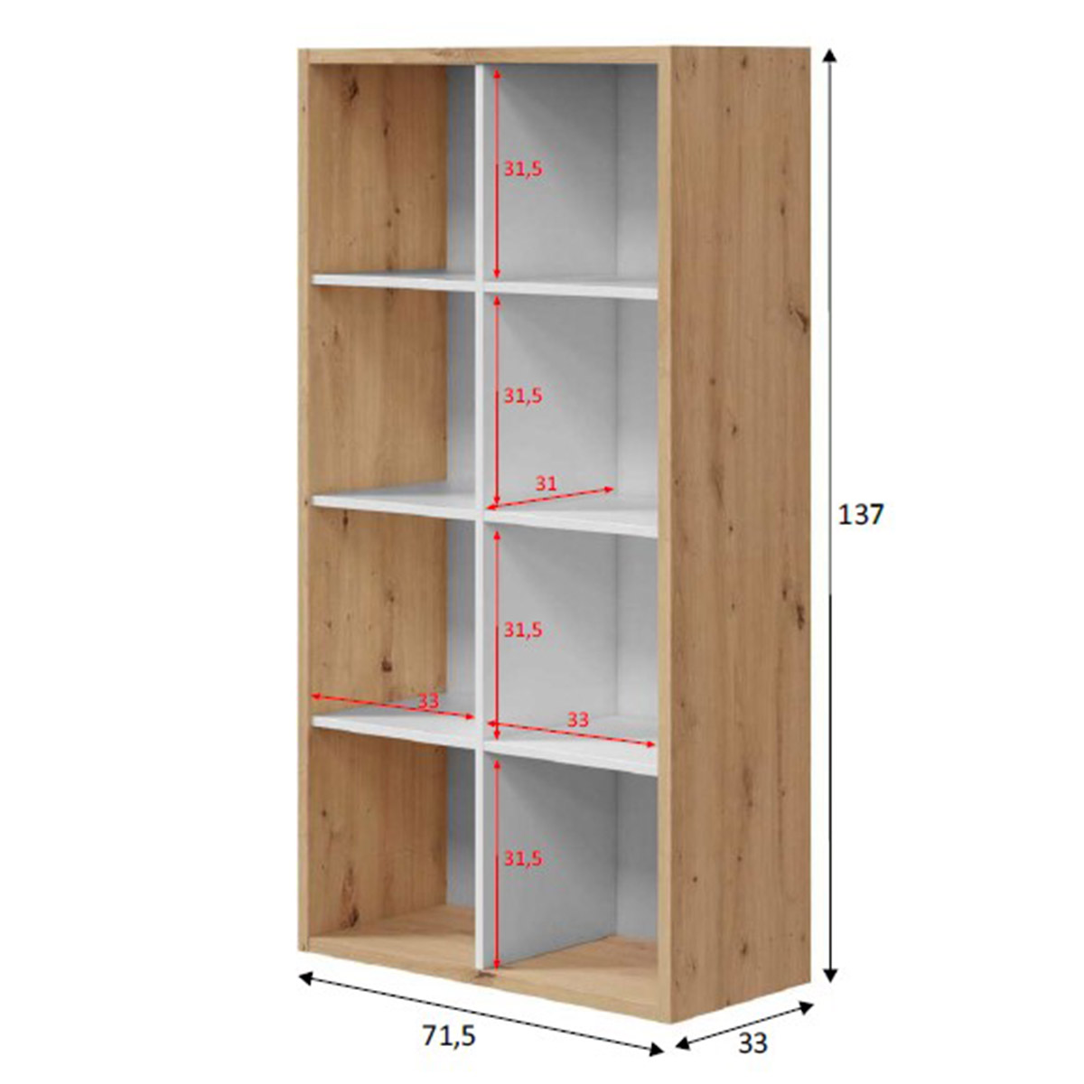 Estantería cubos MALVET