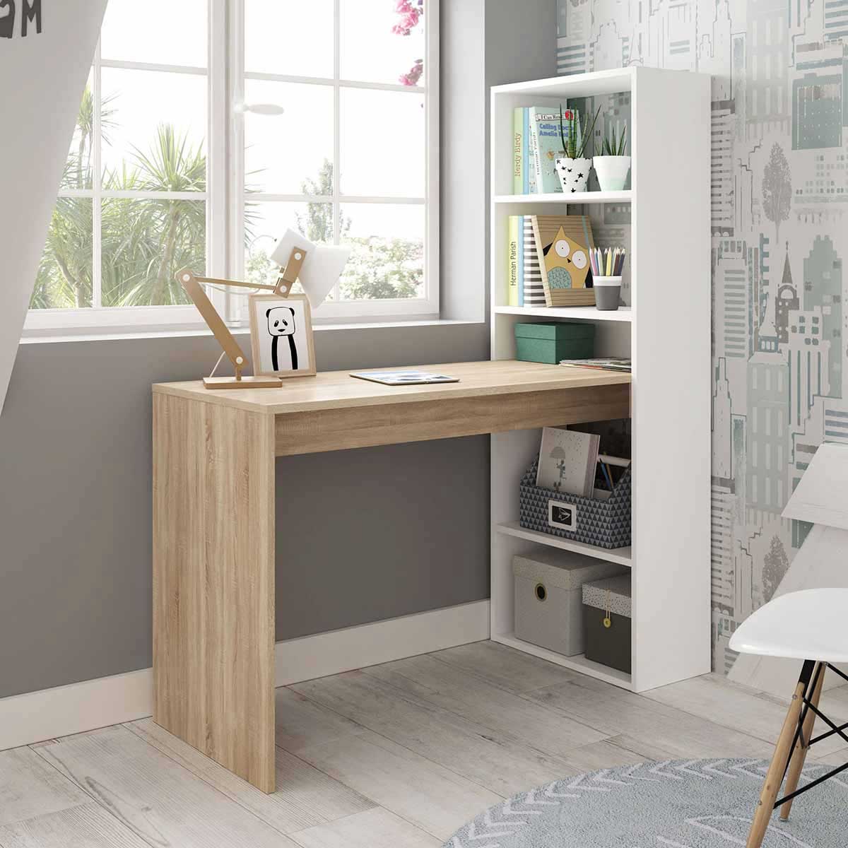 Mesa escritorio con estanteria DANTE