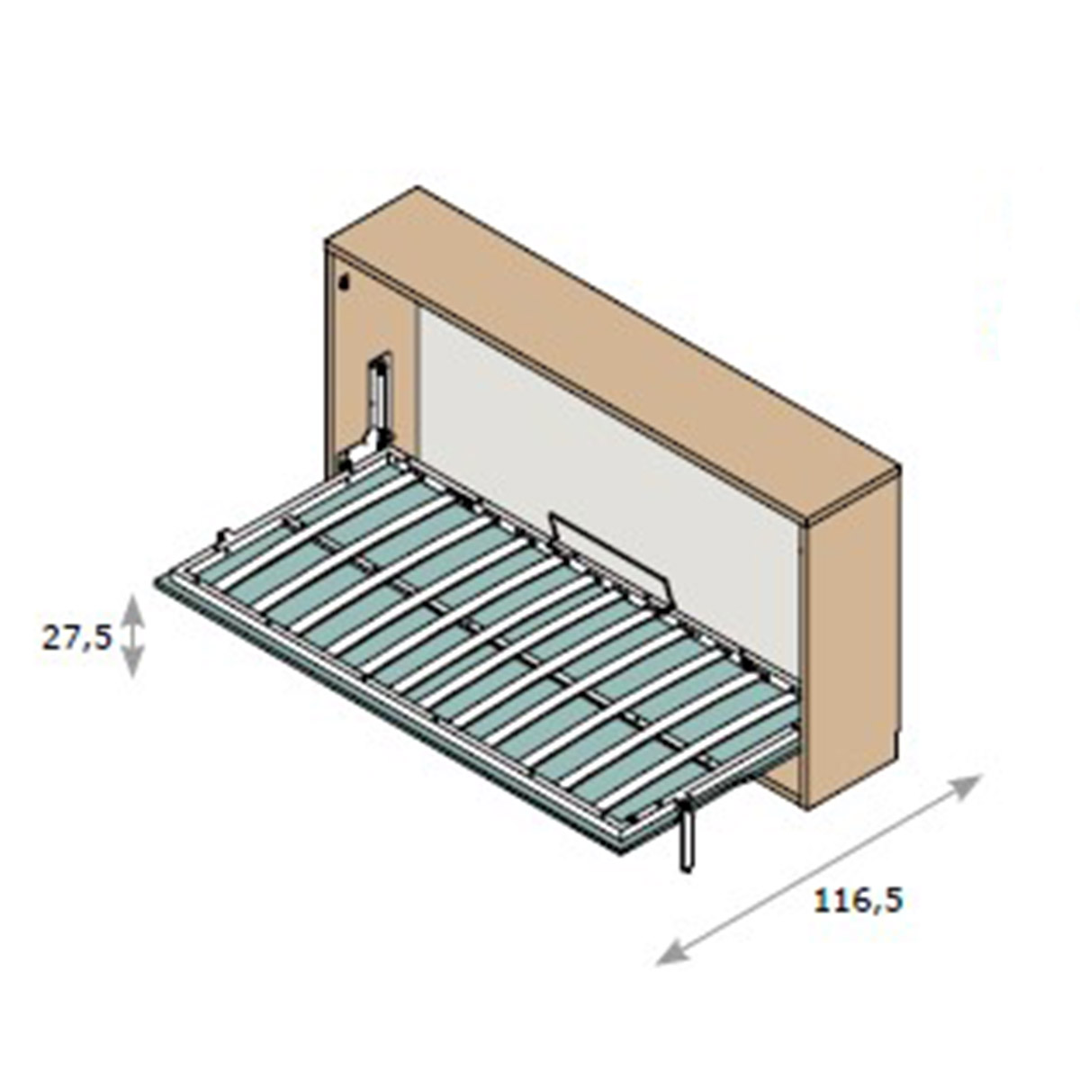 Cama abatible horizontal LOBBY 238