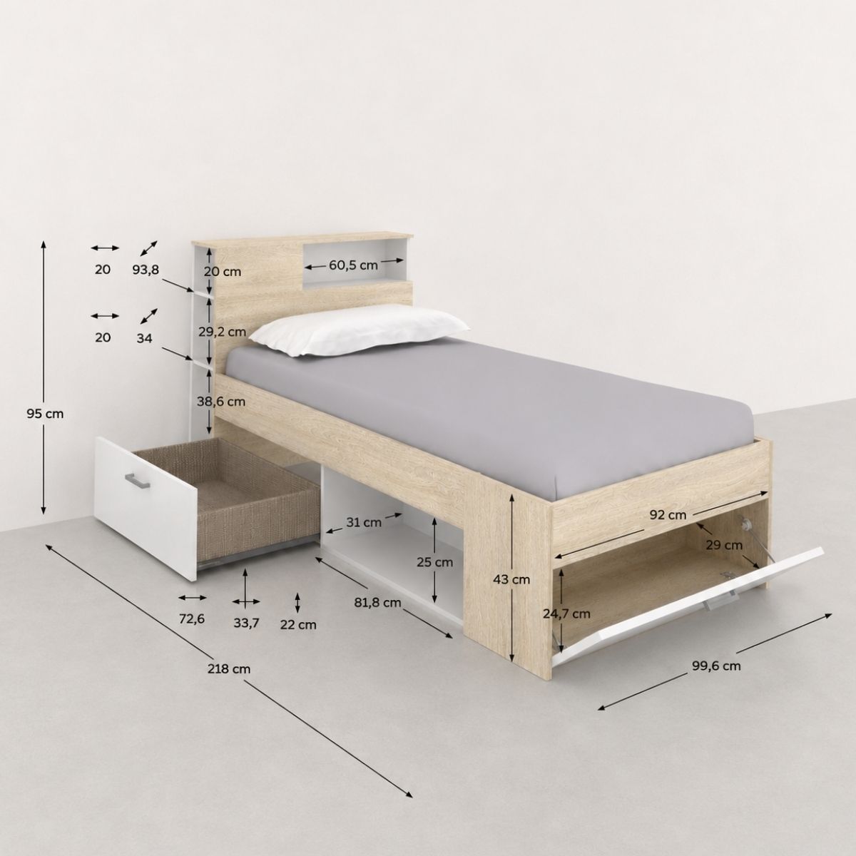 Cama juvenil AKLAN