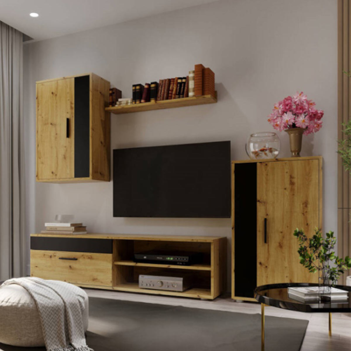 Mueble de salón MINI-OSLO