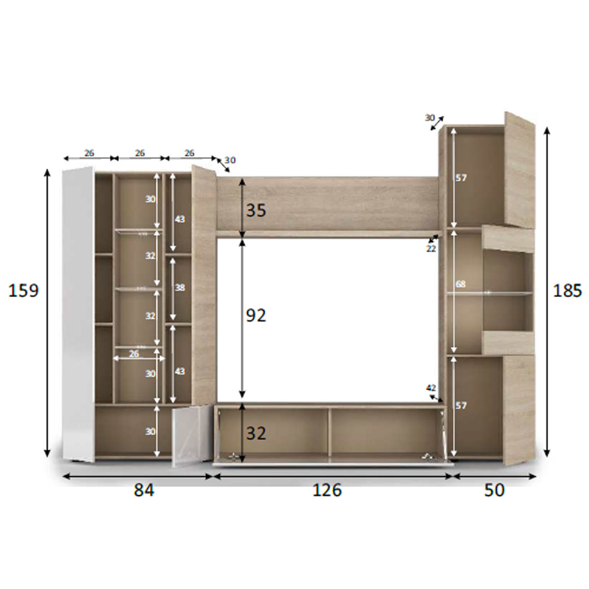 Mueble de salón TRENDY