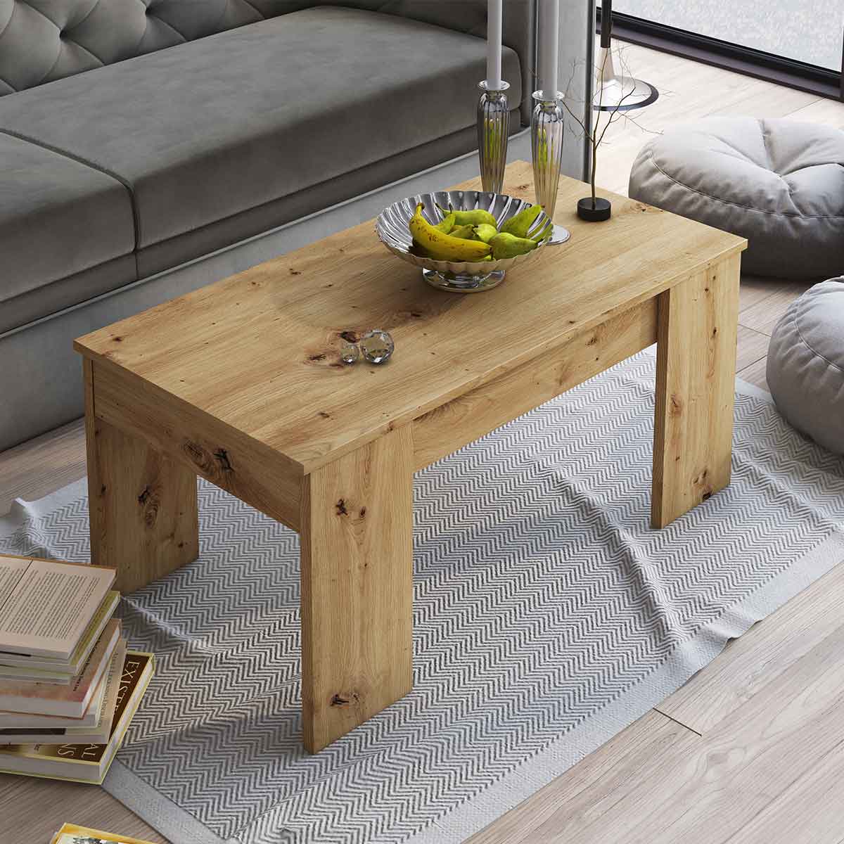 Mesa de centro elevable PETRA