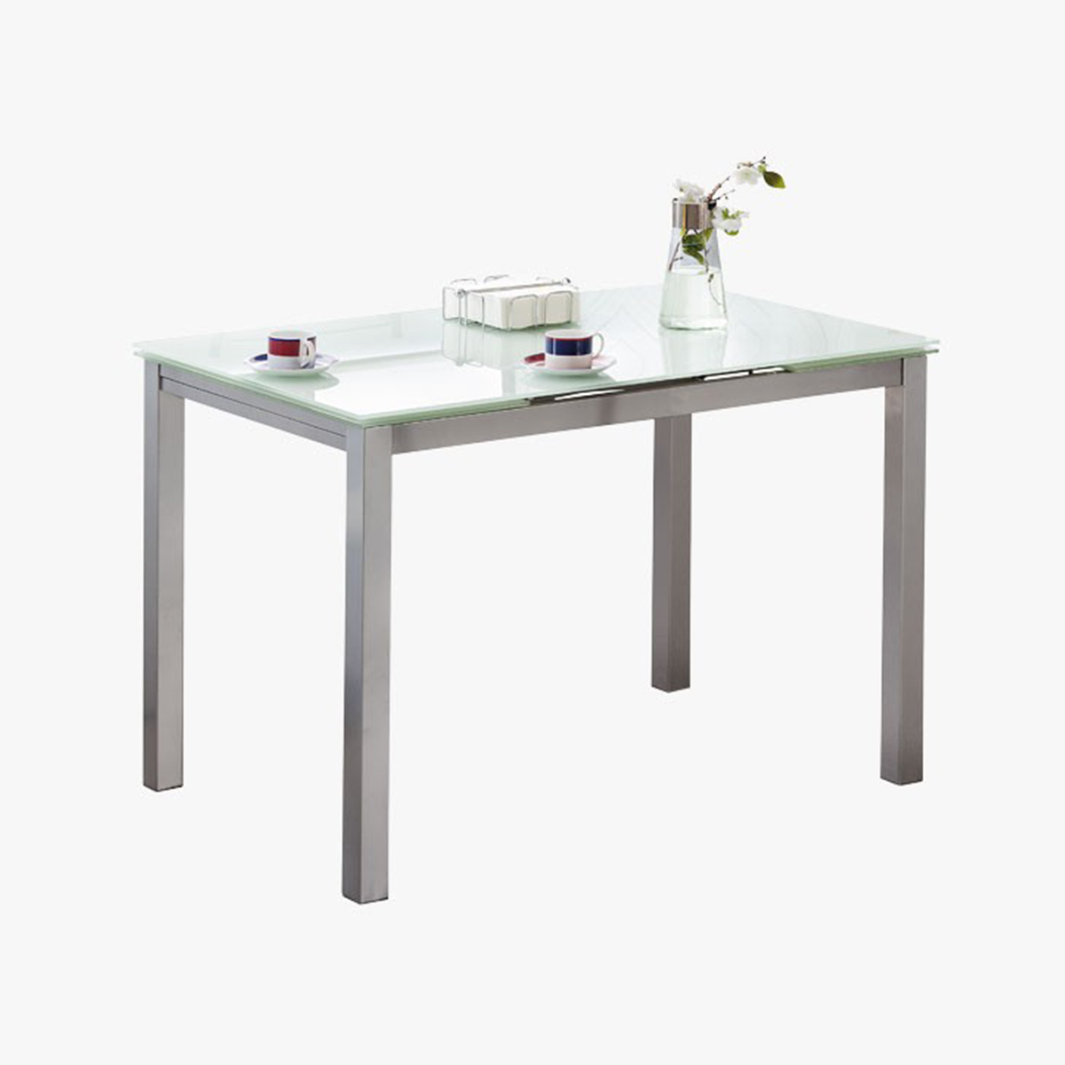 Mesa de cocina ext. cristal  CAMERON