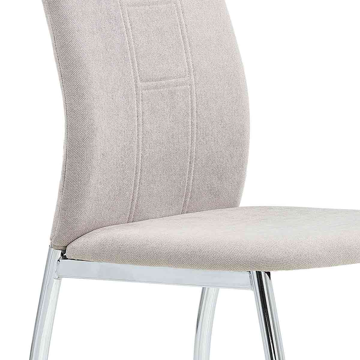 Silla de comedor ROXANA pata cromo