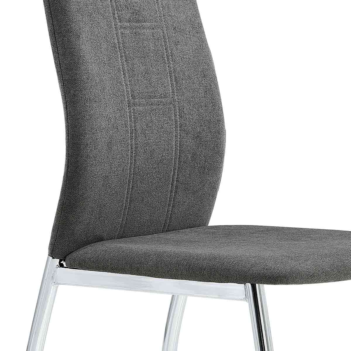 Silla de comedor ROXANA pata cromo