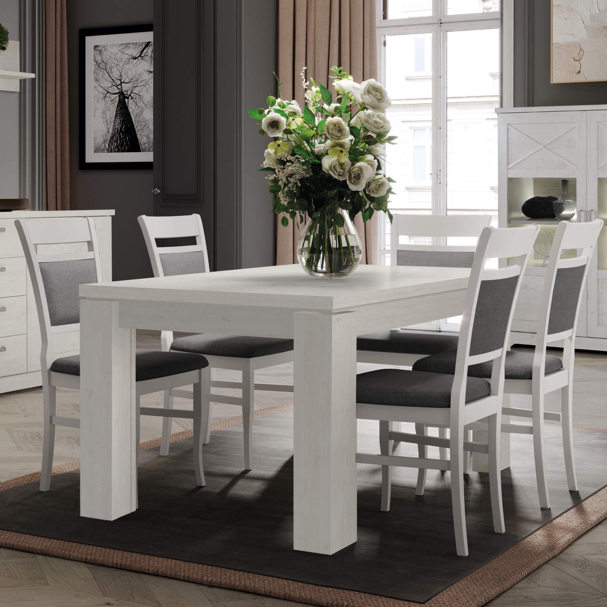 Mesa de comedor extensible ROMAIN