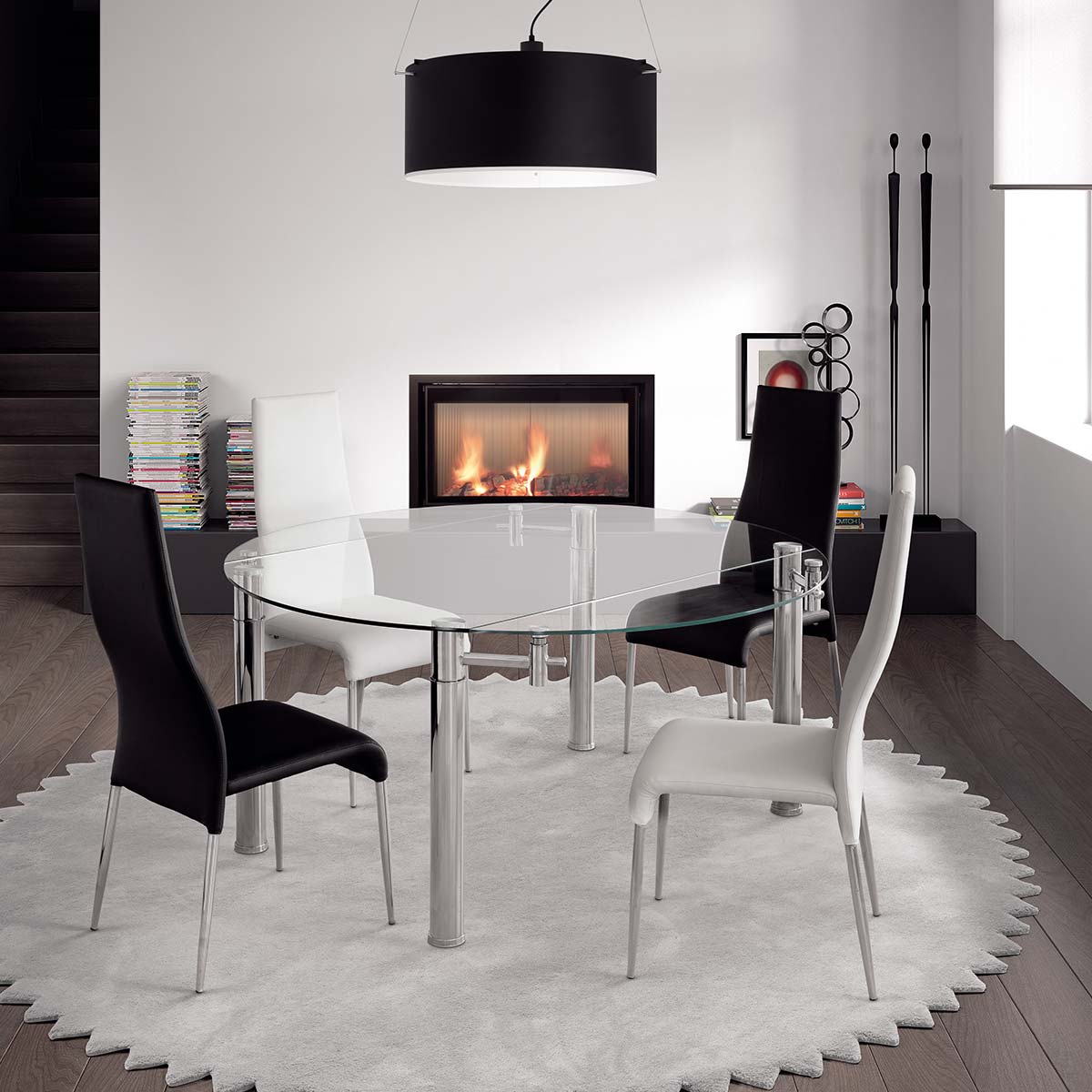 Mesa de comedor extensible LIZAN