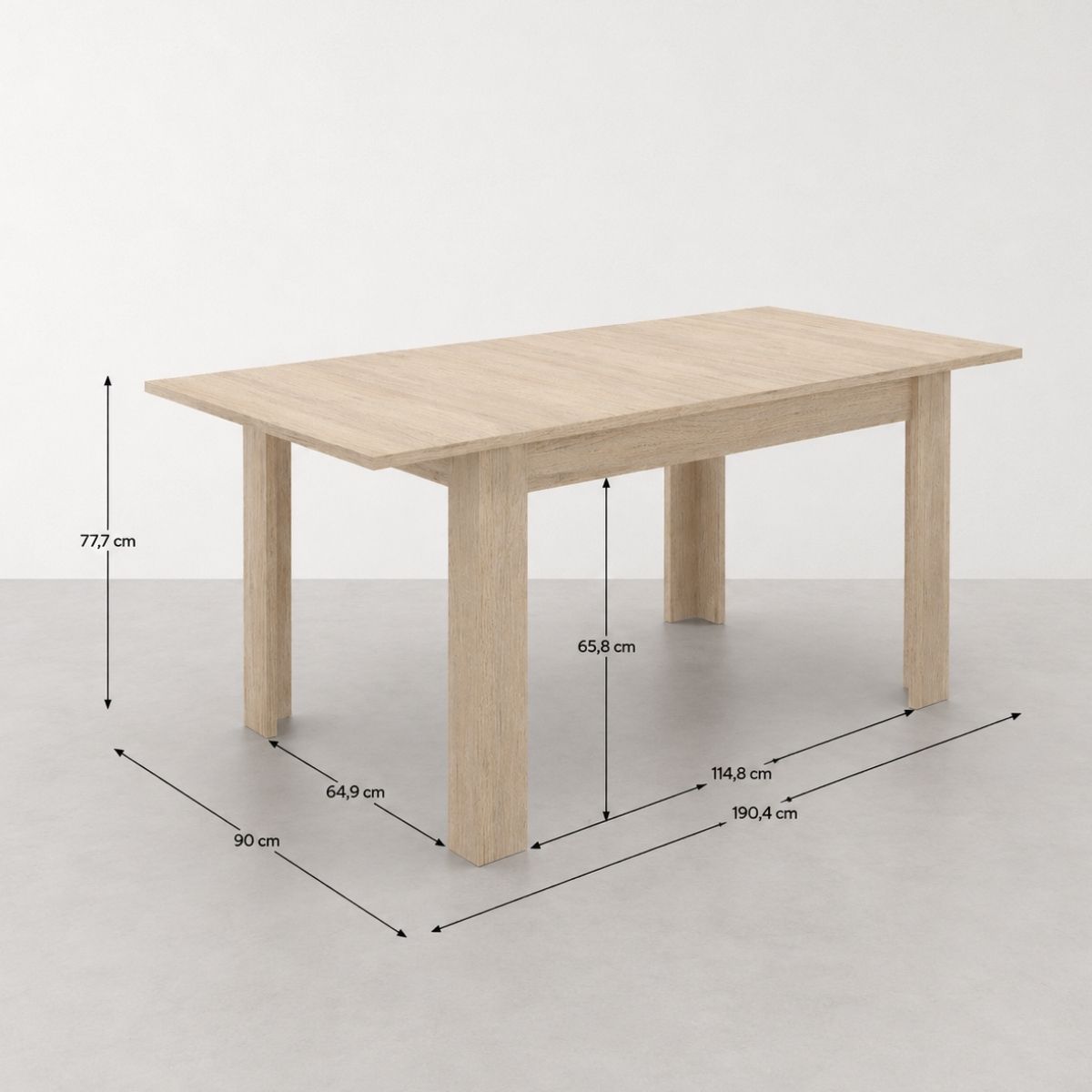Mesa de comedor 140cm ECO