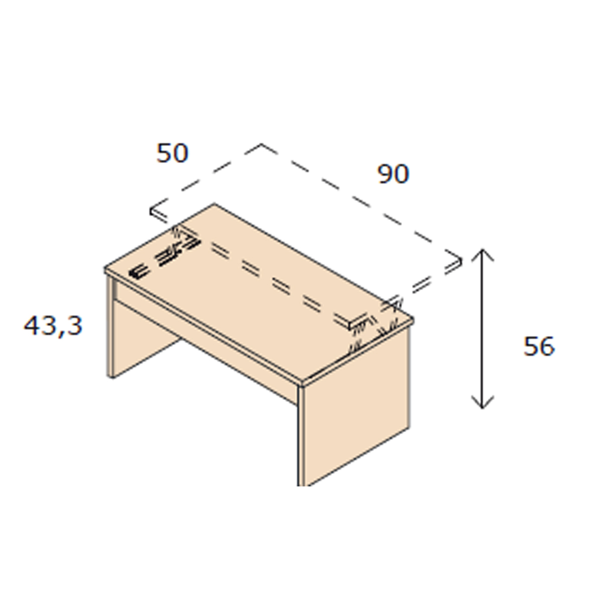 Mesa de centro elevable MARAN 550