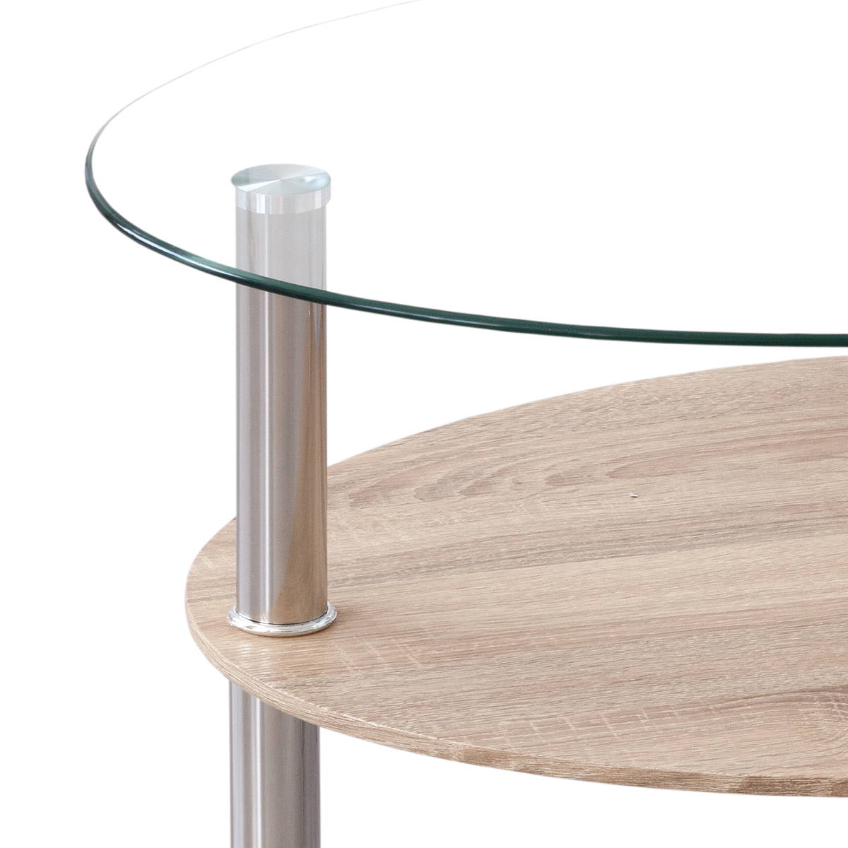Mesa de centro de cristal SHARON