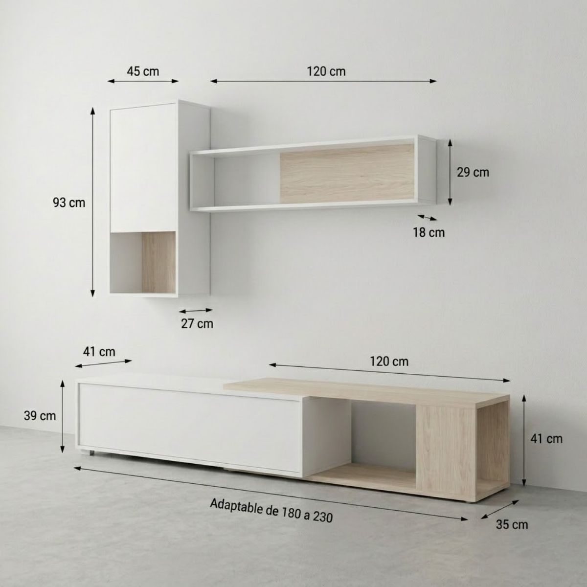 Mueble de salón KOBE