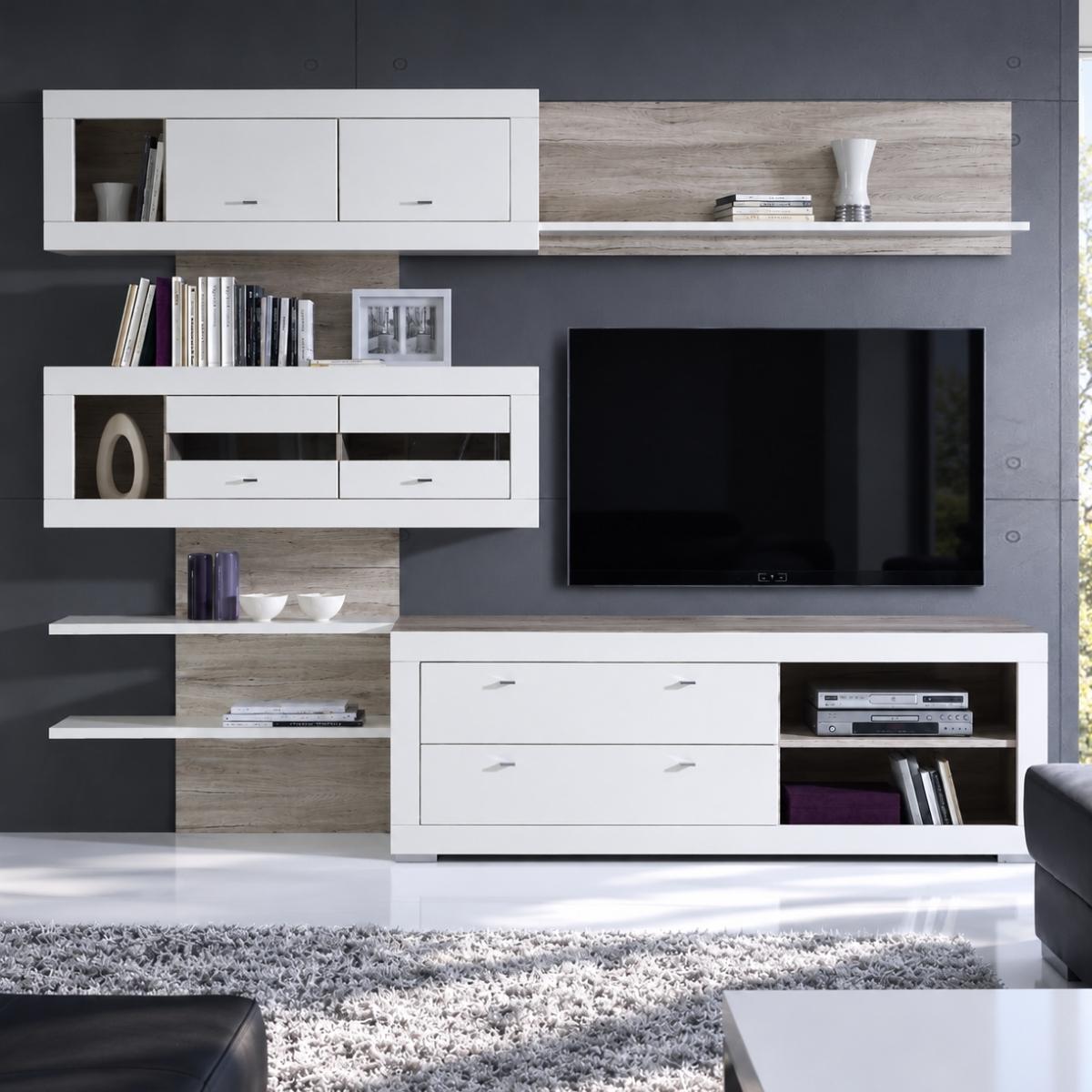 Mueble de salón modular SETUBAL con iluminación LED