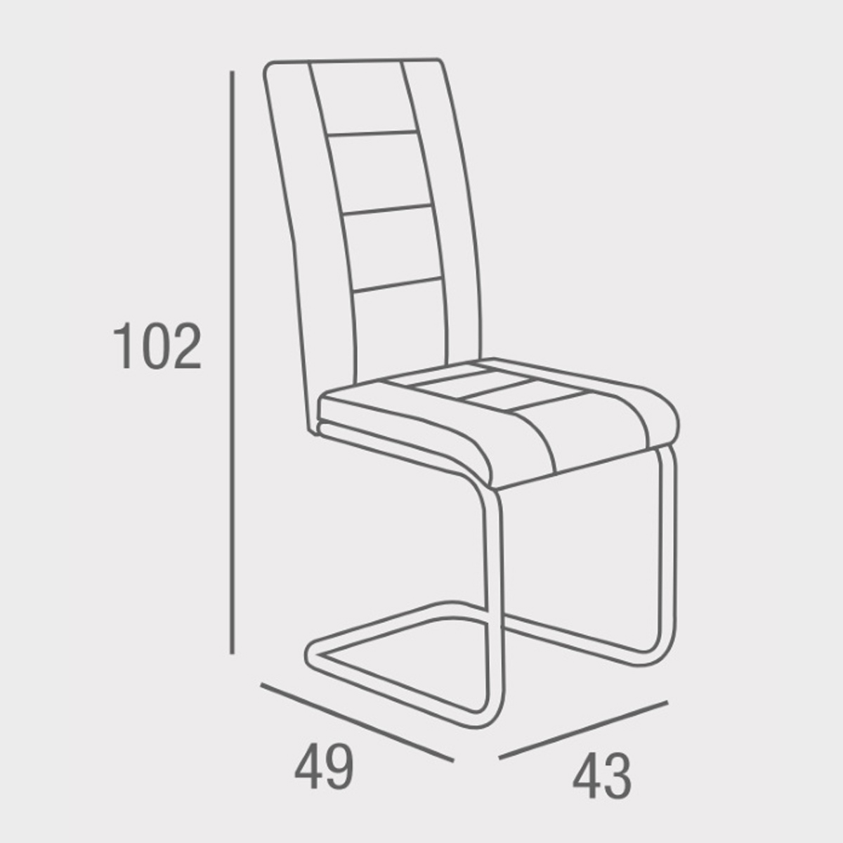 Silla comedor CHIARA